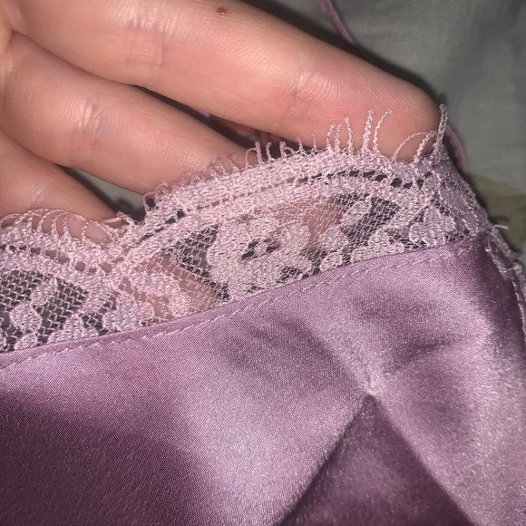 Francesca's Purple/Pink Slip Dress - Picture 3 of 4